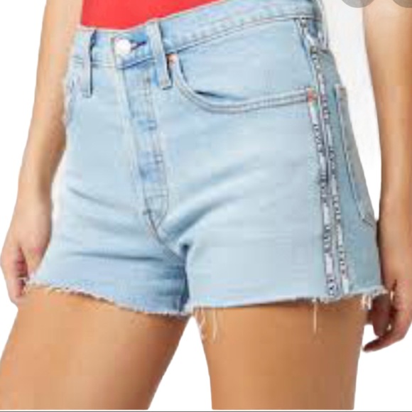 Levi's Pants - Levi’s 501 27 High Rise Jean Shorts Button Fly.